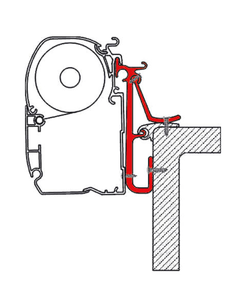 Adattatore FIAMMA per F1/F45i/F45iL/F50/F55