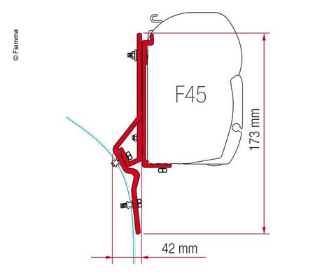 Kit adattatore Fiamma Ducato
