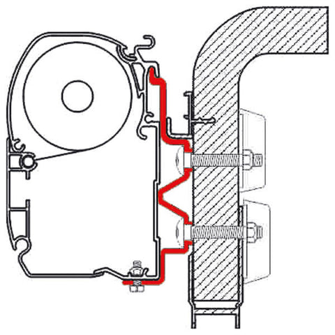 Adattatore F1/F45i/F45iL Hymer Camp 4m