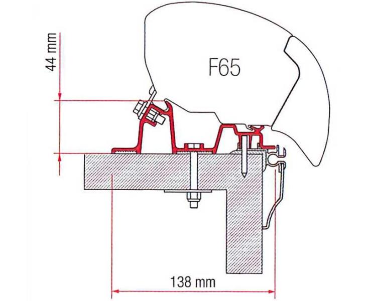 Adapter Fiamma Kit Caravan Hobby 2009