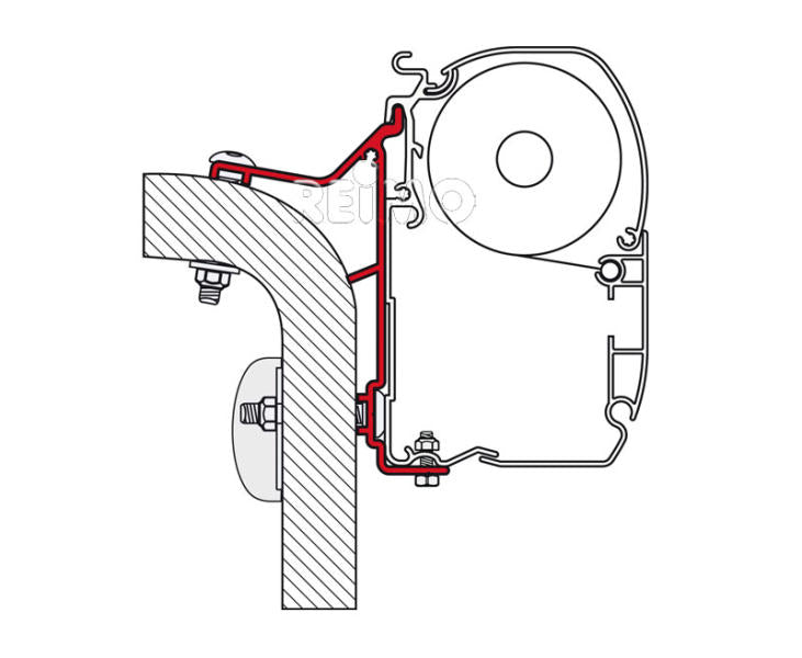 FIAMMA Markisen Adapter für F45i/F45iL Hymer Van/B2 450