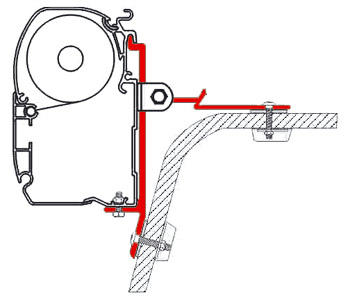 Adapter für F45i/F45iL/ZIP Sonderbefestigung