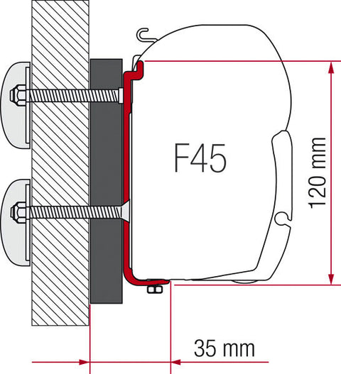 Kit di adattamento F.Deth./Glob.F45