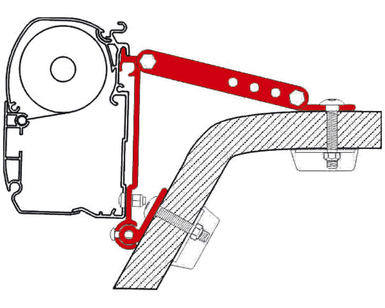 Adapter Kit Wall F1/F45/F50/F55