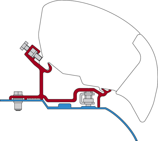 Adapter für Fiamma Dachmarkisen F65, F65 S und F65 L