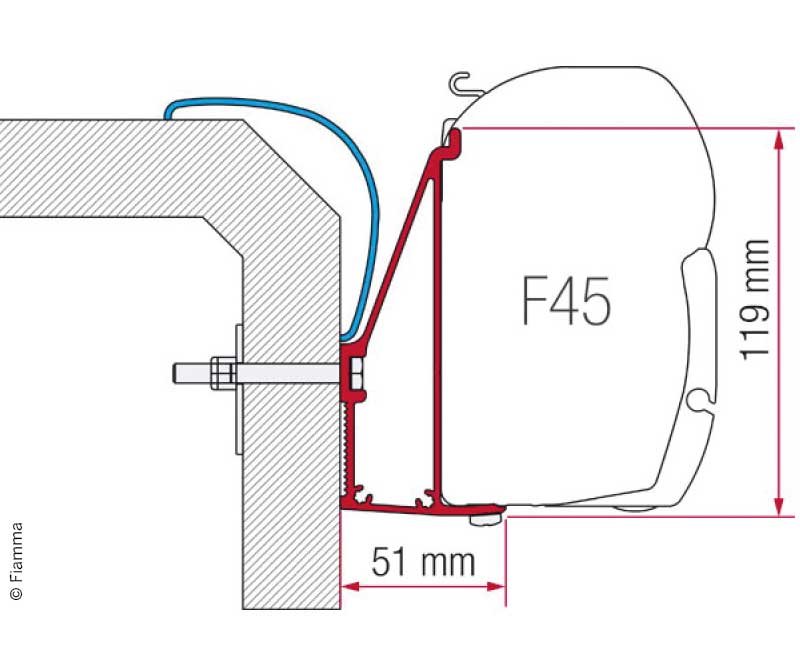 Adapter Rapido Serie 6*400cm