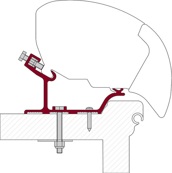 Adapter für Fiamma Dachmarkisen F65, F65S und F65L