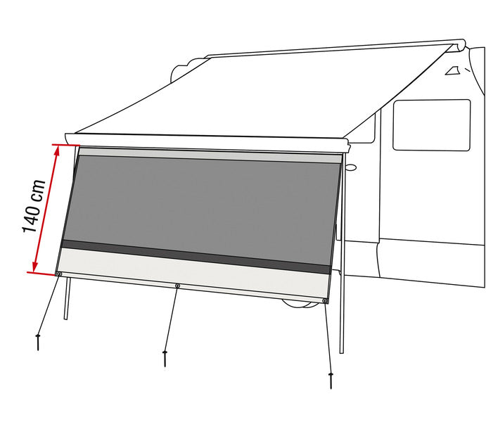 Vorderwand Blocker 325