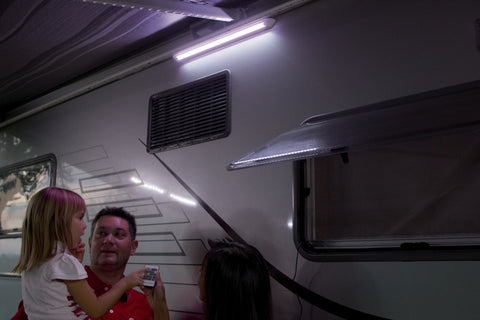 Luce esterna a LED 12V con 31 punti luce a LED bianchi