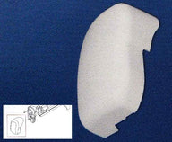 Testata Fiamma sinistra Polar White – per F45 i L 450-550 cm, ricambio originale 04380-01A