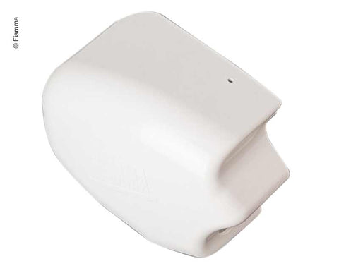 Tappo terminale sinistro F65 bianco