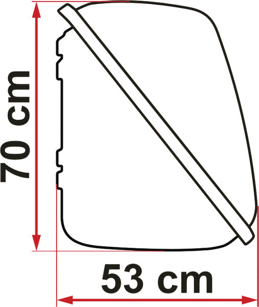 Gepäckbox für Fahrradträger - Ultra Box 500