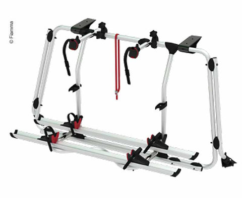 Porte-bagages arrière FIAMMA Carry Bike PRO pour VWT5 complet pour 2 roues, argent