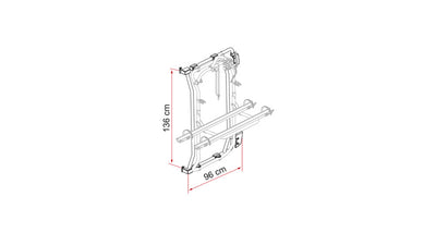 Kit Frame DJ Ducato (H2/H3) ab 2006 - Silber