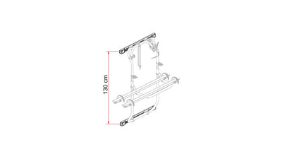 Befestigungsprofil Kit Bars DJ Ducato ab 2006 - Deep Black