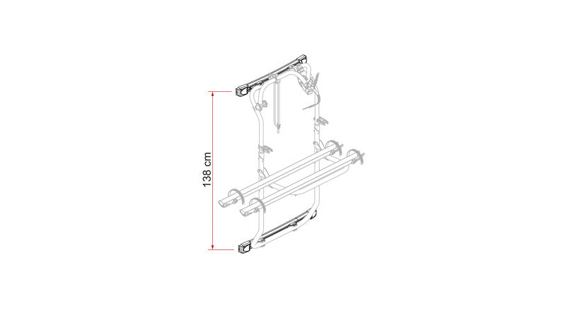 Befestigungsprofil Kit Bars DJ Sprinter/Crafter ab 2006 - Silber