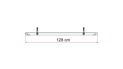 Rail de vélo Rail Plus - Argent