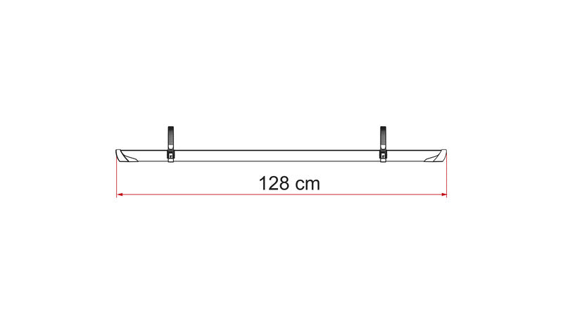 Fahrradschiene Rail Plus - Silber