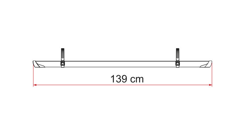 Fahrradschiene Rail Plus XL - Silber