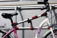 Rail Premium S pour porte-vélos, argent