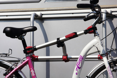 Rail Premium S pour porte-vélos, argent