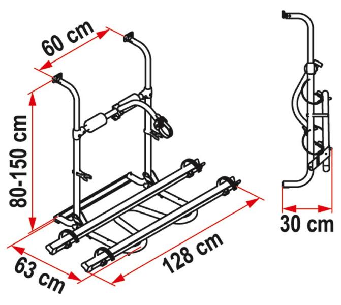 Heckträger Carry Bike UL für 2 Räder