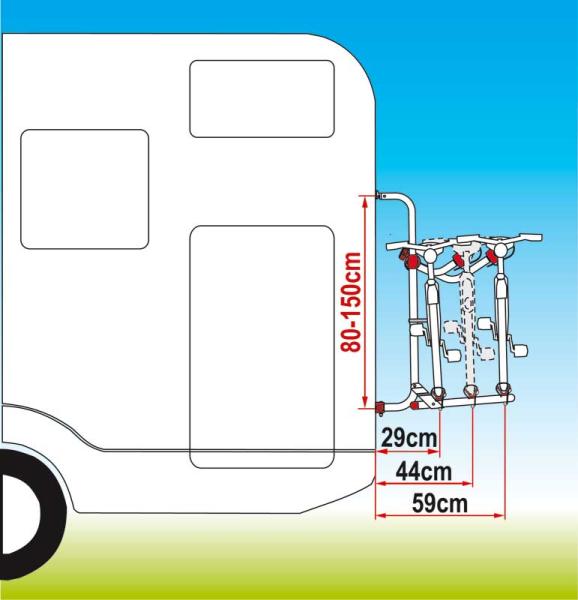 Heckträger Carry Bike UL für 2 Räder