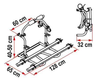 Heckträger Carry Bike CL für 2 Räder