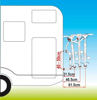 Heckträger Carry Bike CL für 2 Räder