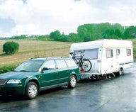 Adaptateur de timon pour caravane, support pour porte-vélos