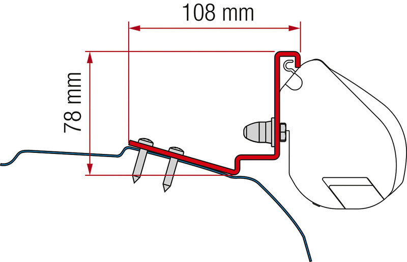 Markisen-Adapter für F35 Pro Dreamer