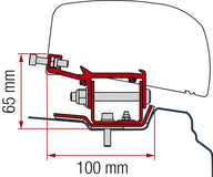 Adapter für Fiamma F40van Dachmarkise – Renault Trafic ab 2014, kurzer Radstand