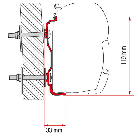 Adattatore - Kit Hymer per F45/F70 dal 2016