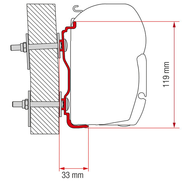 Adapter - Hymer-Kit für F45/F70 ab 2016