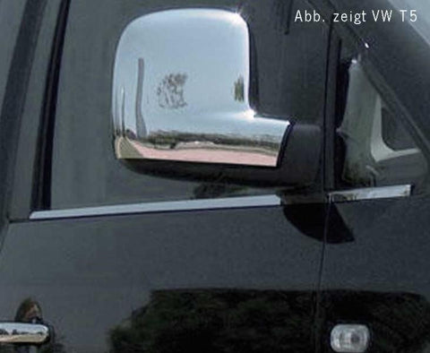 Alzacristalli VW T5, acciaio inox, 2 pezzi