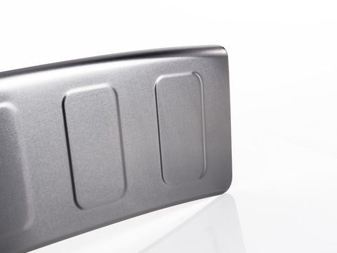 Protezione paraurti Carbest in acciaio inox spazzolato nero - passo corto