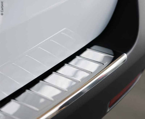Protezione paraurti Carbest in acciaio inox spazzolato - VW Transporter T5 / T6