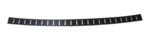 Protezione paraurti Carbest in acciaio inox e pellicola in carbonio - VW Transporter T5 / T6