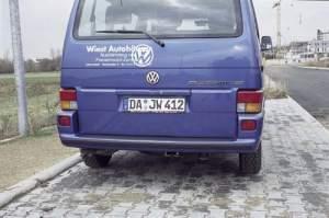 Rammschutzleiste Front und Heck VWT4 KR 6-teilig ab Bj. 3/96, schwarz