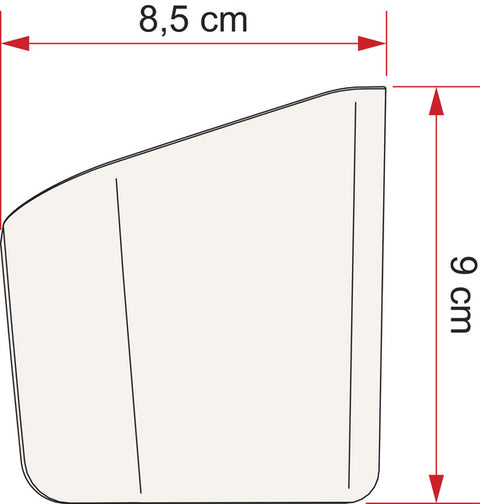 Plateau Pocket Plus M - blanc crème