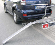 Schwerlast-Kupplungsträger für Kleinkrafträder – mit Aluminium-Auffahrrampe