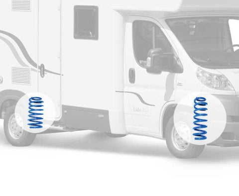 Ressorts hélicoïdaux pour l'essieu avant Ducato 250/ Boxer/ Jumper à partir de 2006