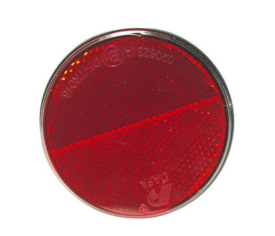 Reflektor rund 72mm selbstklebend rot (1 Stück)