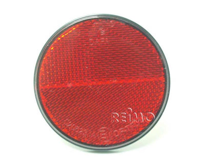 Reflektor rund 72mm selbstklebend rot (1 Stück)