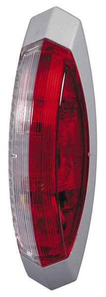 Contour rouge clair/blanc gauche plaque de base grise