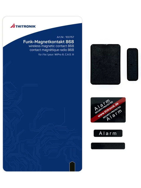 Contact magnétique sans fil 868 MHz - Noir