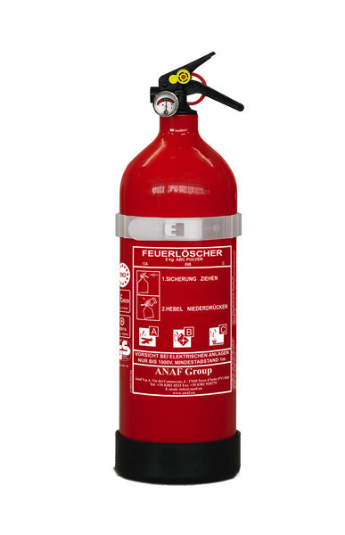 ABC Pulver-Feuerlöscher 2 kg mit Druckanzeige