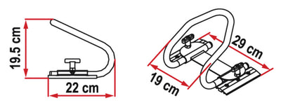 MotoWheel Chock Rear - Blockiersystem für Hinterrad