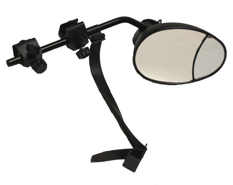 Specchio per roulotte Carbest con specchio per angolo cieco integrato - Ovale