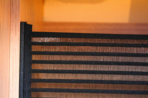 KIIPR-Mini set di reti portaoggetti 1, per larghezza di installazione 200 mm, foderate in nero